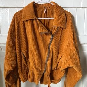 Free People slouchy moto jacket